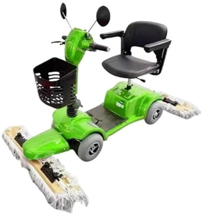 barredora eléctrica motorizada Conducción de carro de polvo eléctrico, piso comercial, taller de fábrica de propiedades, vehículo de limpieza, fregadora de pisos barredora de pisos industrial pequeña(