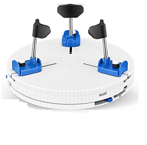 Fresadora de Madera Rebajadora Eléctrica, Soporte de ajuste de cerámica de cerámica ajustable, centros de Clip, rueda de cerámica, placa redonda de plástico, herramientas de reparación de modelado de