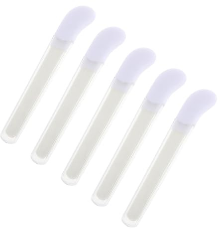 PACKOVE 5 Pezzi per Unghie in Materiale e PP per Modellare e Levigare le Unghie, Strumenti per Manicure e Pedicure Professionali, per Smussare i Bordi e Rifinire la Forma