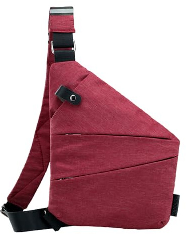 Genérico Stöldskydd resor - bröstkorg med flera fickor 32 x 23 cm