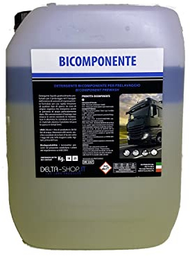 Detergente Professionale Sgrassante Concentrato Bicomponente-Bifase Doppia Azione 25kg Camion, Auto, Trattore, Camper