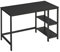 VASAGLE Tisch, Computertisch, Bürotisch, 120 x 60 x 76 cm, moderner Stil, für Arbeitszimmer, Schlafzimmer, Wohnzimmer, Greige-schwarz LWD47MB