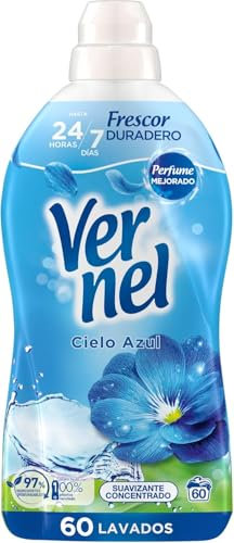 Vernel Suavizante líquido Concentrado para Ropa Cielo Azul 55 lavados, 1 unidad