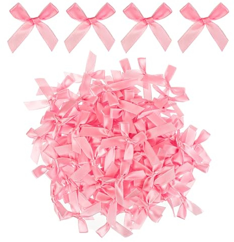 HJZHII Fiocchi rosa in raso per confezioni fai-da-te e dolcetti