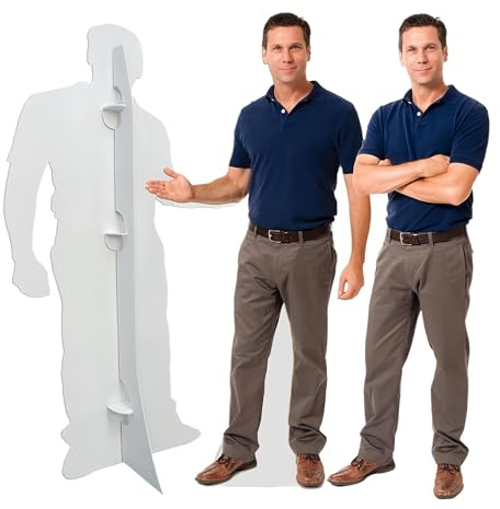 Personalized Life Size Cardboard Cutout,Custom Life-Size Stand-up Cutouts, Upload Your Photo,Up to 8 ft,20 Sizes Optional for Birthday,Party and Events,Graduations