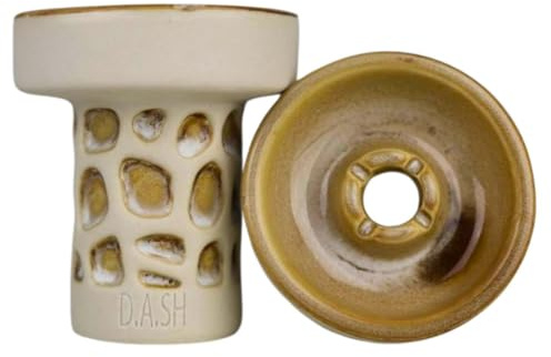 Cazoleta Phunnel Dash Honey - Gres Blanco - Especial para Provost | Cazoleta Shisha de Alto Rendimiento con Carga de 15g - Esmalte Resistente al Calor