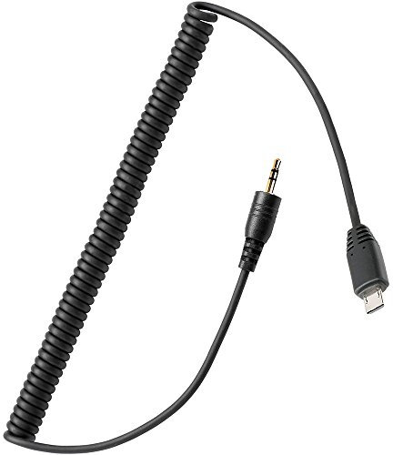 PHOLSY 2,5 mm-S8/S2 Cable de Conexión Disparador para Disparadores Inalámbricos (Inalámbrico Temporizador) y Sony Cámaras Digitales - Cable en Espiral Estirable Sony 2,5mm-S2 2,5-S2