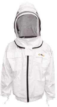 BeeFun Professionelle Bienschutzjacke mit Hut für den Imker (XL)