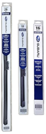 Subaru 2020-2025 Outback Front & Rear Windshield Wiper Full Blade Set - SOA591B726, SOA591B718, SOA591R616 - Genuine OEM