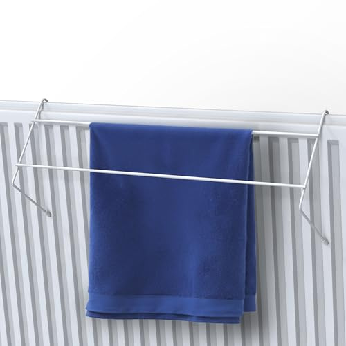 Vivo Technologies 2×3 Pack of Radiator Airer Dryer Clothes Drying Rack Rail 2 Bar Towel Holder Hang Indoor Laundry Dryer Rail Lightweight