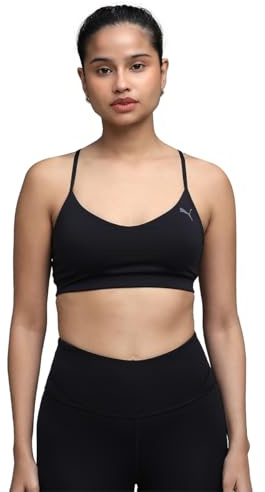 PUMA Reggiseno Move L, Black Cool Dark Gray Cat