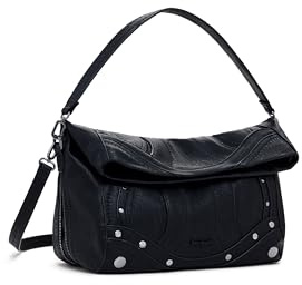 Desigual bolso bandolera Loverty Embro Patch Hand Bag Black negro