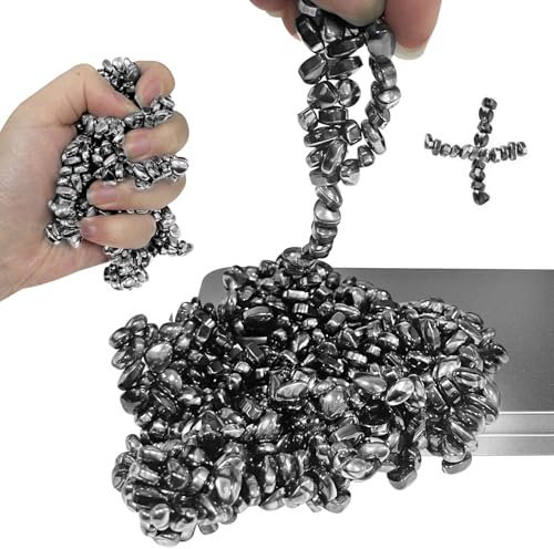 Magneter, magnetstenar, 500 stycken, magnetiska stenar, fidget-leksak, vuxna, skrivbord, fidget-leksak för stress och ångest och tidsfördriv, nyhet presenter (500 stycken svart)