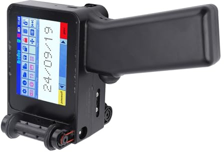 Plyisty Pistola per Stampante a Getto D'inchiostro Portatile, Portatile per Stampante per Etichette con Codice Bidimensionale con Codice a Barre QR