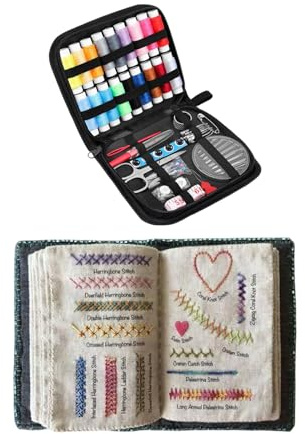 Modelli Di Cucito Per Principianti - Kit Creativo per Cucito Facile da Imparare Con Istruzioni Passo Passo | Libro per Imparare a Cucire e Ricamare,per la Famiglia