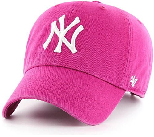 '47 Brand Adjustable Cap - CLEAN UP NY Yankees Orchid pink