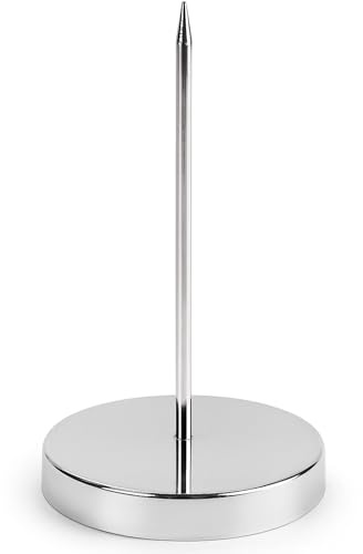 Pinchos para notas, Soporte de Factura de Cheque de Acero Inoxidable, para Restaurantes, Bares,Hogares, Oficinas,Factura, Recibo, Cobrador Facturas