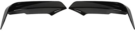 KIMISS 2pcs Bumper Fins Front Splitter Lip Spoiler Wind Knife Left Right ABS for 3 Series F30 F31 F3 320i 328i M Sport (Glossy Black)
