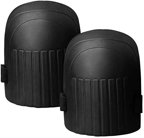Banziaju Genouillères de jardin, genouillères de jardin, genouillères durables en mousse Eva, protections de genoux pour hommes et femmes, jardinage, nettoyage des sols, noir