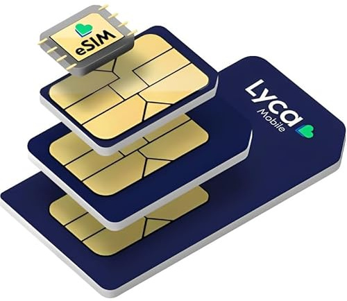 Sim 100% Anonima Italia +39 Lycamobile Sim Card 3G/4G con piano tariffario incluso, offerta gestibile in autonomia e tariffe a consumo molto competitive. Minuti illimitati, 200GB, 100 SMS.