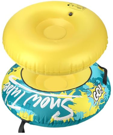 Schneeschlitten für Schlitten, aufblasbarer Schlitten für | Winter-Schneerohr-Schlitten, robustes Schneeschuh-Schlitten für Outdoor-Schlitten mit dicken Griffen und Oxford-Hülle für und Erwachsene