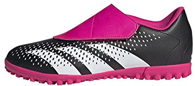 adidas Unisex niños Predator Accuracy.4 Hook-and-Loop Turf Boots, core black/Cloud white/team shock pink 2, 37 1/3 EU