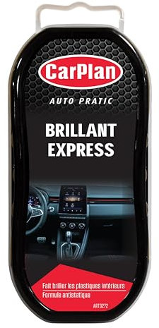 Carplan Auto Pratic Éponge Brillante Express pour Faire Briller Les Plastiques intérieurs