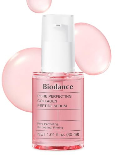 BIODANCE Sérum Facial de Colágeno y Péptidos – Minimiza Poros y Reafirma la Piel – Prebase de Maquillaje (Primer) Hidratante y Corrector de Brillo – Cosmética Coreana (K-Beauty), 30ml