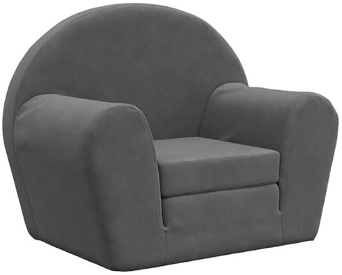 Eleganz Sofá cama para niños - Sofá de felpa suave (100% poliéster) para habitaciones infantiles y habitaciones de invitados - Cómodo sofá para dormir y jugar - Ideal para niños pequeños y bebés