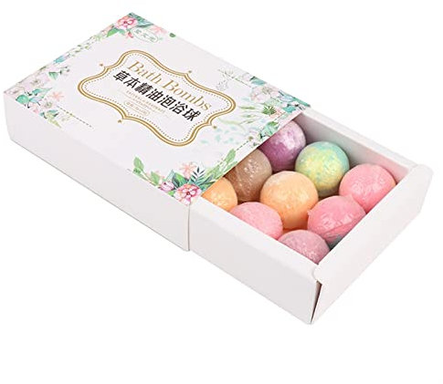 FAMoUsGoods 12 -pcs natürliche handgefertigte Badefuß -Spa Rich ätherische Öle Badball Mini Handbad Fuß Bad Ball Fußpflege Badebomben