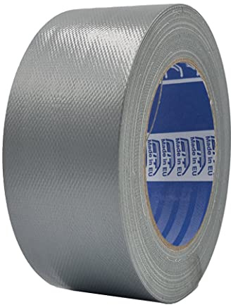 ACIT Super 50 mm x 25 m cinta de tejido reforzado, cinta de conducto, cinta de tela americana, reparaciones, fijación y embalaje de alta estanqueidad (gris)
