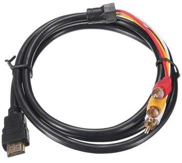 Hdmi To Rca Cable, Av To Hdmi Converter, Rca To hdmi Adapter,Dvd Cables To Connect To A Tv,Composite Video Audio Adapter,Cable Adapter For Hdtv Dvd Most Lcd Projectors Transmitter