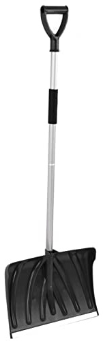VBESTLIFE Pala de Nieve Duradera Empujador de Nieve de Aleación de Aluminio de Gran Capacidad Pala de Desmontable para Remoción de Al Aire Libre, Palear Mantillo, Limpieza de Oficinas