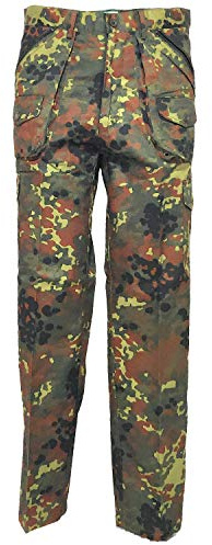 fratelliditalia.org Pantalone Foderato in Flanella Modello Tedesco Flecktarn