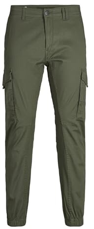 Jack & Jones Herren Jpstpaul Jjflake Akm542 Olive N. Ps Noos Hose, Olive Night, 42W / 32L EU