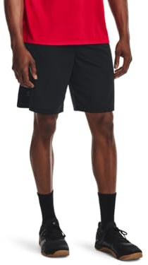 Under Armour Men's Tech Mesh Shorts, 001 Black, 4XL