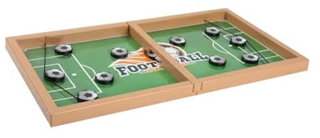 HANRUIDA Wir Hockey Brettspiel Spielzeug, Catapult Sling Puck Tischfussball, Maphilu Swingbou Spiel, Brettspiel Kinder,Interactive Portable Foldable Chessboard Set (Football)
