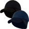 29 IYEBRAO 2 Stück Winter Baseball Cap mit Ohrenklappen Herren Damen Unisex Warme Wolle Kappe Full Cap Ohrenschutz Wollcap Outdoor Visor Sport Mütze Ski Baseballkappe (Schwarz und Navy blau,2 Stück)