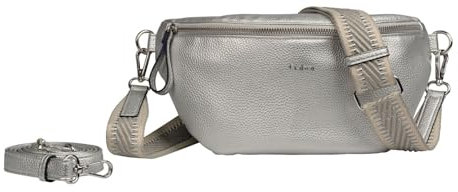 Gabor bags Damen Silena 004209 Crossover-Body-Tasche, Silber