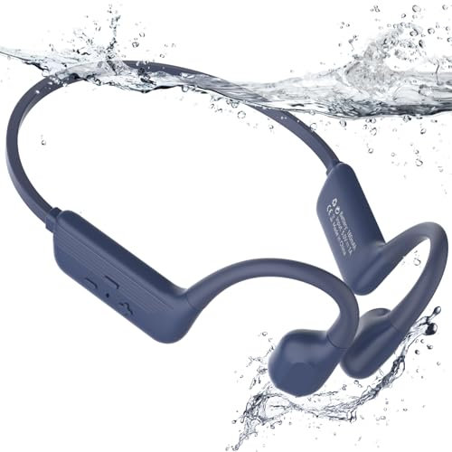 MONODEAL Auriculares Conducción Osea Bluetooth 5.4 para Natacion, IP68 Impermeable Auriculare para Nadar, 32G MP3 para Natacion Correr