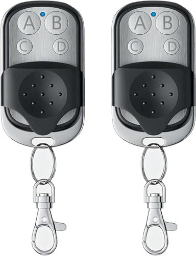 JUXINE 3 Stück 433 MHz Fernbedienung Klonen 12V,Fernbedienung garagentor,Handsender kompatibel mit Marantec für Schalter Licht, Garagentor. (2)