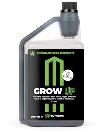 UP NUTRIENTS Engrais bio GROW UP 500 ml | Engrais de croissance organique pour plantes et cultures | Plus de vitalité et de santé – Meilleures récoltes – Plantes plus vigoureuses