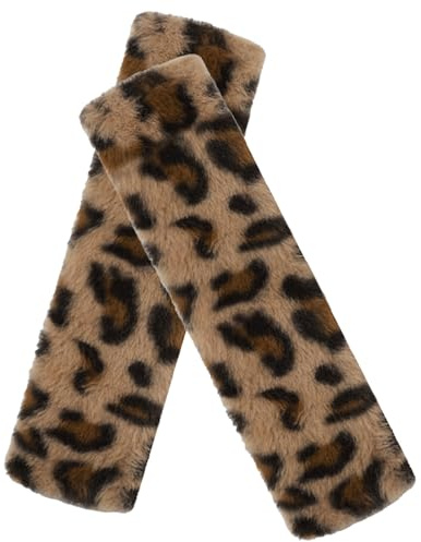 BSITSSS 2PCS leopardo Almohadillas para Cinturón de Seguridad, Almohadilla Cinturon Coche, Protector Cinturon Coche, Suave y Cómodo Funda Cinturon Coche