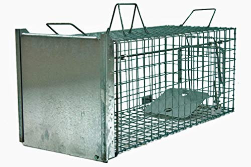 Holtaz Super Starke Falle Marderfalle Katzenfalle Fuchsfalle Biberfalle Tierfalle Kastenfalle Drahtfalle Größe: 80x34x34 cm Mit Extra Köder