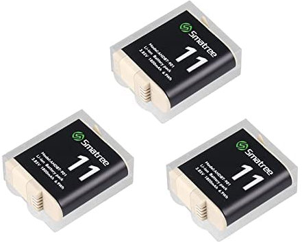 Smatree Batteria 3-Pack 1800mAh Li-Ion Batteria di ricambio compatibile per GoPro Hero 12, GoPro Hero 11, GoPro Hero 10, GoPro Hero 9