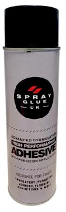 3 x 500ml Duty Super Strong Carpet Adhesive Spray Glue, Multipurpose Contact Spray Glue Adhesive for Fabric, Carpet, Paper, Vinyl, Plastic & Craft