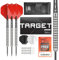 TARGET Darts Artemis 24G 80% Tungsten Steel Tip Darts Set - 6 Pro Grip Shafts - 9 Pro Ultra Flights - Dart Wallet Bundle