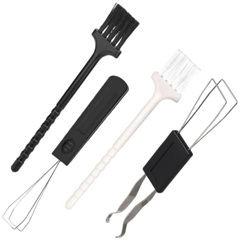 MUCKLILY Kit de Nettoyage pour Clavier Ordinateur et Écouteurs, Brosse Légère en Plastique avec Outil de Retrait de Touches, pour Clavier Mécanique et Électronique