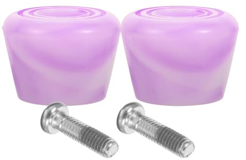 Alipis Plaquettes de Frein pour Patins à roulettes PU Haute Élasticité Butées de Frein Résistantes et Réglables Accessoires de Remplacement pour Rollers Adultes et Installation Facile