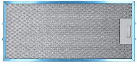 AEG Electroux 50268357006 5026835700 - Filtro de grasa, filtro metálico, filtro antigrasa, 445 x 210 mm, campana extractora, también Juno Zanker Zanussi